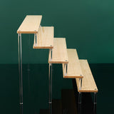 Maxbell Transparent Acrylic Display Riser Shelf Organizer for Model Cosmetic Perfume