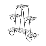 Maxbell 3 Layer Plant Stand Metal Display Holder Outdoor Decoration for Planter Rack