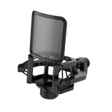 Maxbell Microphone Shock Mount Suspension for Condenser Microphone Broadcasting black