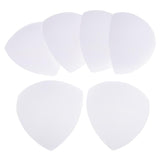 Max 3 Pairs Soft Women's Triangle Bra Pads Inserts for Sports Bra Bikini White