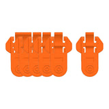 Maxbell Portable Manual Beverage Can Opener for Cookouts Protect Cold Drinks Orange