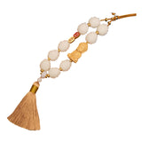 Maxbell Buddha Statue Car Pendant Universal Decorative Tassel Car Hanging Decoration Yellow