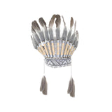 Maxbell Indian Hat Synthetic Feather Headdress for Carnival Performance Stage Party