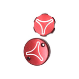 Maxbell Front Brake Fluid Reservoir Cap Durable for Ducati Hypermotard 950 1100 Red