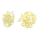 Maxbell 100 Pieces Fully Female & Male Spade Terminals Crimp Connector 12-10AWG
