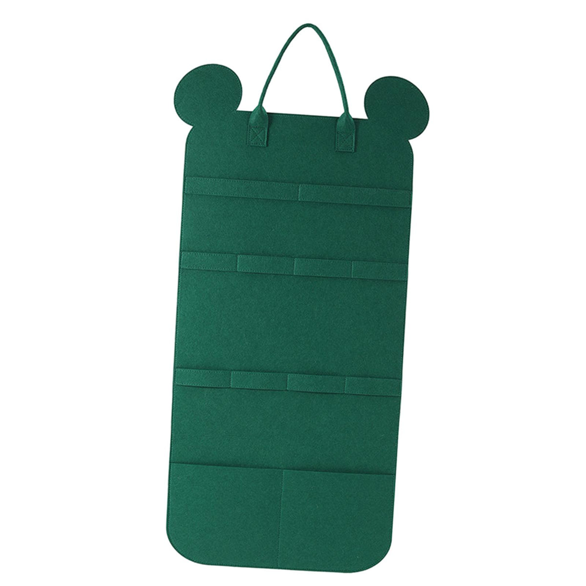 Maxbell Cat Teaser Toys Storage Bag Neatly Reusable Durable Pet Toy Storage Solution Green