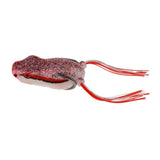 Maxbell Lifelike Topwater Frog Fishing Lure Soft Crankbaits Hook Baits for Bass Pike pink