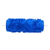 Max Maxb 5'' Rubber Printing Roller DIY Paint Brush Wall Painting Decor Tool 065Y