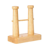 Maxbell Portable Wooden Guitar Hanger Wall Mount Punch Free for Bass Ukulele Studio