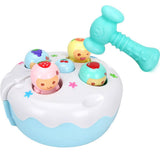 Maxbell Electric Play Cake Fruit Hammer Hamster Music Toy Kids Family Funny Games