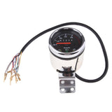 Maxbell 12V Motorcycle Gauges Odometer KMH Speedometer Gauge for Motorcycle ATV Quad