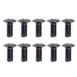 Max 10Pcs Switches Screws Tuners Gear Machine Heads Mounting Screws Parts Black