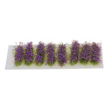 Max Maxb Miniature Flower Vegetation Groups Military Model Stage DIY Material Purple