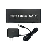Maxbell HDMI Splitter Amplifier Duplicator 1x4 Hub 1 in 4 out 3D 1080p