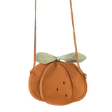 Maxbell Shoulder Bag PU Leather Purse Gifts Handbags for Friends Daughter Work Pumpkin Shape