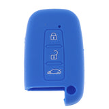 Max Maxb 3Buttons Remote Key Silicone Case Cover For Kia K5 K7 Forte 5 Sorento Blue