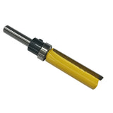 Maxbell 0.25 Inch Shank Hinge Mortise Template Wood Milling Cutter 38x72mm Yellow