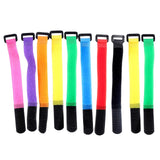 Maxbell 10Pcs Fishing Rod Tie Holders Wire Ties Hook Home Hoses Data Centers