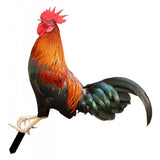 Maxbell Rooster Animal Statue Ornament Garden Stakes Standing Sculpture for Patio Color B