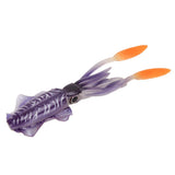Maxbell Portable Soft Artificial Squid Lure Long Tail Saltwater Octopus Bait Purple