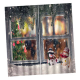 Max Christmas Living Room Bedroom Window Drapes 2 Panel Set 104x84inch A