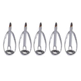 Max 5pcs Fishing Rod Pole Guides Tips Top Eye Rings Rod Repair Kit Size 2