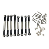 Max Linkage Pull Steering Rod for WPL JJRC Henglong 1/16 Crawler Army Car Black