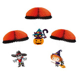 Max 3 Pieces Witch Parachute Halloween Hanging Props Party Decoration Suupplies