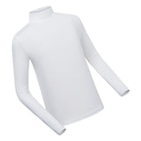 Maxbell Golf Men Ice Silk Shirt Golf Bottoming Shirts Sunscreen Tops for Golfing White XXL