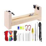 Maxbell Jig Paracord Bracelet Maker with Parachute Cord Crafts Wooden Frame Jig