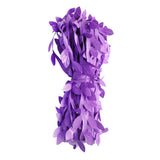 Max 20 Meters Artificial Fabric Leaf Garland Ribbon Trims DIY Crafts Purple