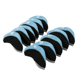 Maxbell 11Pieces Golf Iron Headcover Protector Guard, Golf Clubs Headcovers Numbered Blue