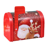 Maxbell Christmas Cookie Tin Box for Kitchen Ornament Holidays Santa Claus