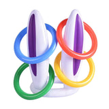 Maxbell Easter Inflatable Bunny Ears Rings Toss Game for Lawn Activities Party Favor