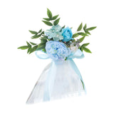 Maxbell Wedding Chair Decoration Flower Chair Back Flowers for Banquet