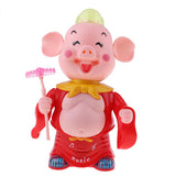 Maxbell Electric Singing Pigsy Pig Doll Funny Pet for Kids Children Toy Gift Red