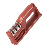 Maxbell Knife Sharpener Tool Coarse Fine Polishing Sharpening Slot Kitchen Tool Red