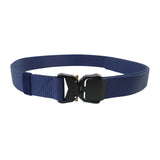 Maxbell Nylon Belt Durable Casual Belt with Quick Release Buckle Waistband Men Belts Blue