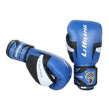 Maxbell Men Women Boxing Training Gloves Sparring Kickboxing GYM Punching 6oz Blue