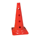 Maxbell 20 inch Thickened Sport Training Cone with Hole for Soccer Basketball Red