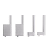 Max 2x Aluminium Radio Tray Post 02047 02046 for 1:10 RC Auto HSP 102003  Silver