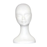 Maxbell Foam Mannequin Head Wig Display Mannequin Head Lightweight Manikin Foam Head Style B