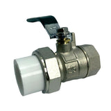 Maxbell Brass Ball Valve PPR Pipe Hot Melt Hose Fitting  Switch 25.5mm Female Thread