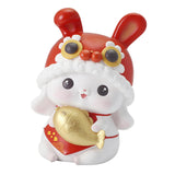 Maxbell Rabbit Piggy Bank Animal Bunny Figures Moneyboxes Sculpture Money Case Style A Size L