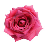 Max 10pcs Artificial Silk Rose Flower Heads Wedding Party Decoration Wine Red