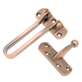 Maxbell Security Open Type Anti-Theft Door Fastener Button Chain Safe-Guard Copper