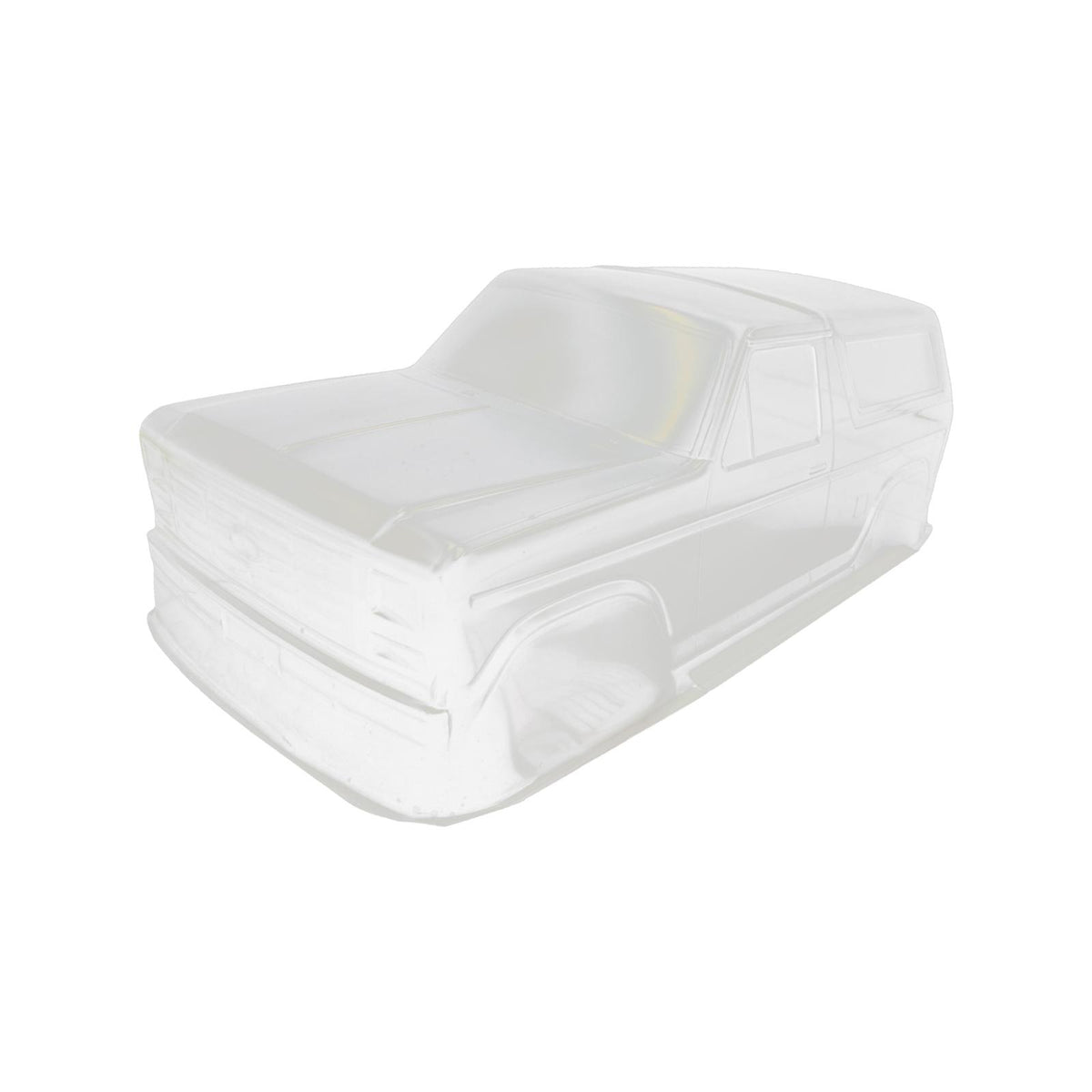 Maxbell Unpainted 1/10 RC Crawler Shell Easy to Install Clear 1/10 RC Car Body Shell