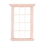 Maxbell 1:12 Raw Wood Window Frame Dollhouse Miniatures DIY Decoration Accessories