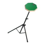 Maxbell Drum practice pads Snare Drum Stand Set for Percussion Instrument Accessory Green