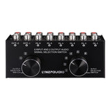 Max 6 Input 2 Output Stereo Audio Signal Selection Speaker Switcher RCA Port
